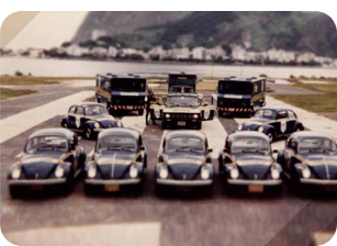 Frota de veículos do Grupo Protege em 1981