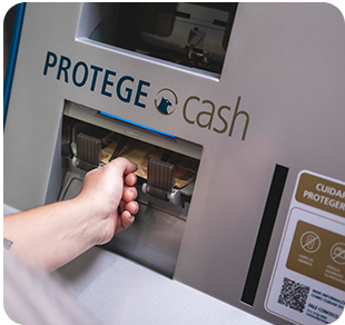 Caixa eletrônico Protege Cash, 2026